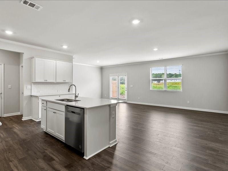 Furnished interior view inside a new home in , Acworth (Image 15). Furnished interior view inside a new home in , Acworth (Image 15).