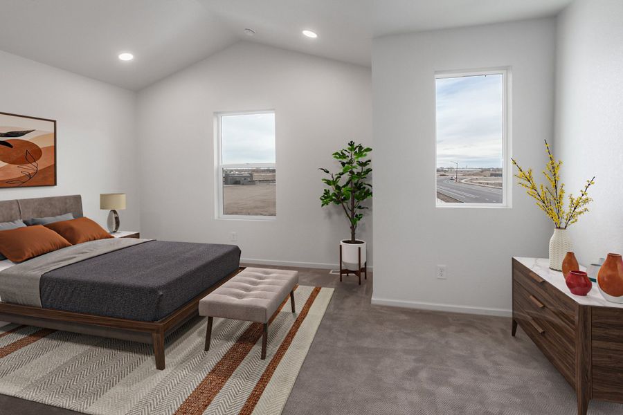 Representative furnished interior of a home built from the Sage by Hartford Homes in Bloom, Fort Collins (Image 10).
