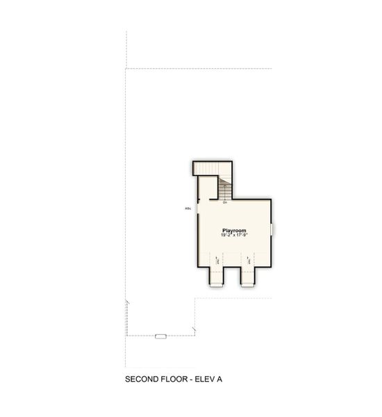 2D floor plan layout for the Chapman 55+ by Grant & Co in White Oak, Arlington, TN (Image 4).
