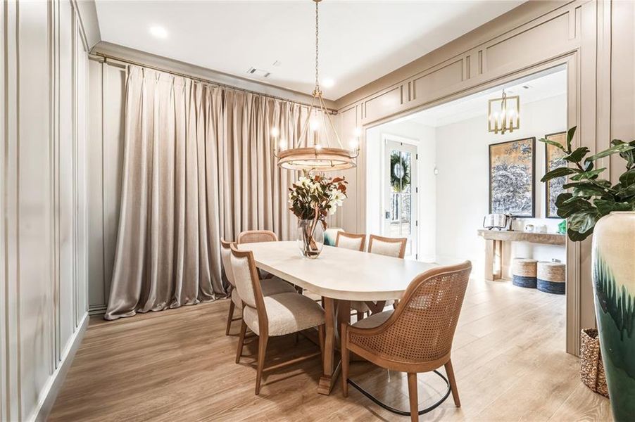 Furnished interior view inside a new home in , Marietta (Image 13).