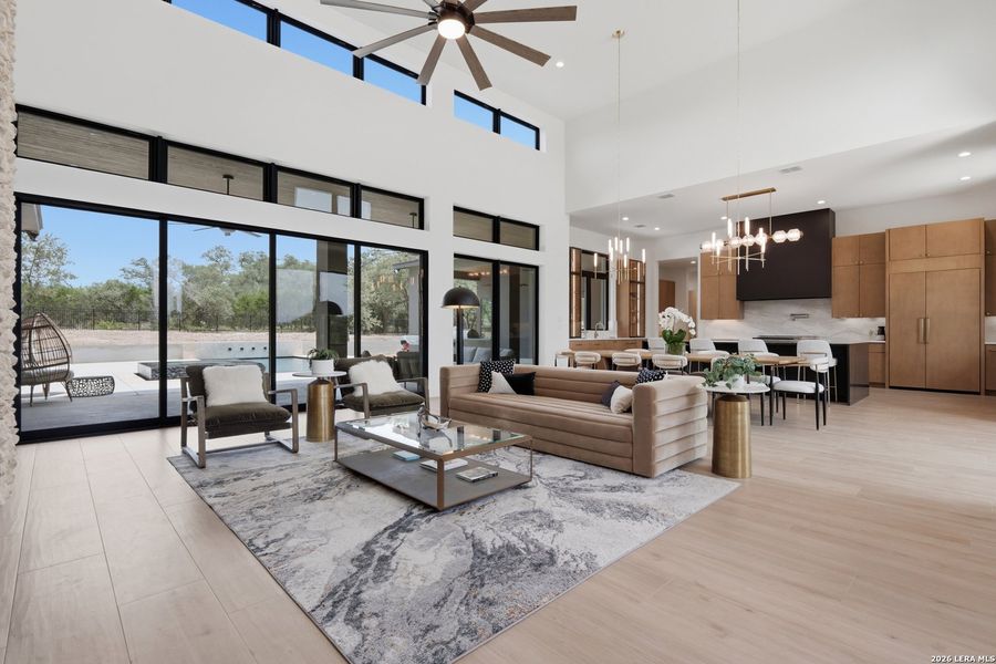 Furnished interior view inside a new home in , Boerne (Image 6). Furnished interior view inside a new home in , Boerne (Image 6).