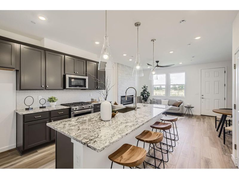 Furnished interior view inside a new home in , Longmont (Image 11).