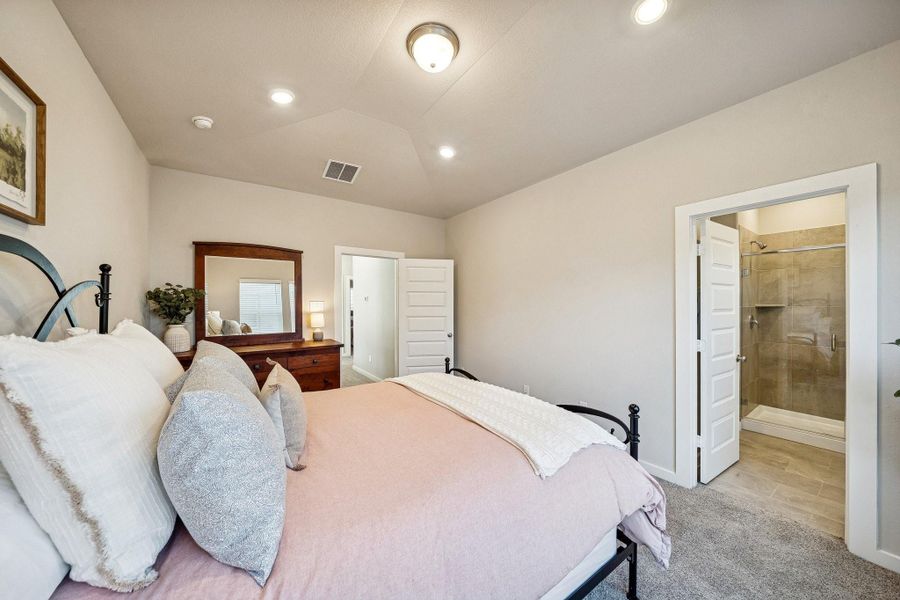Furnished interior view inside a new home in Spring Brook Village - City Series, Houston (Image 14).