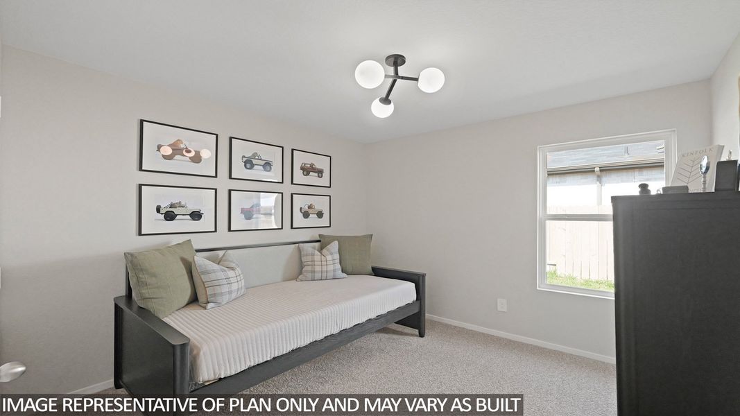 Furnished interior view inside a new home in The Canopies, Splendora (Image 22).