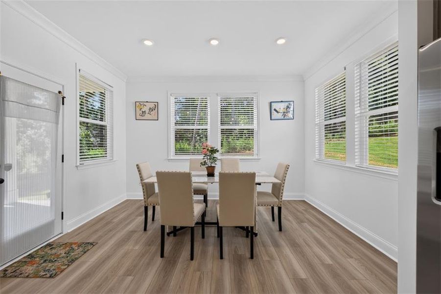 Furnished interior view inside a new home in Bailey Fence, Dacula (Image 12).
