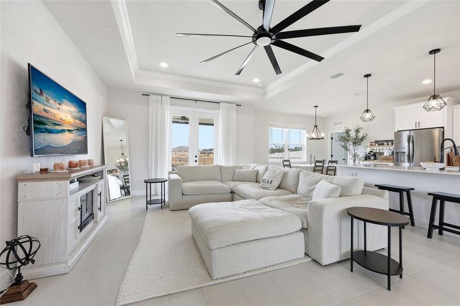 Furnished interior view inside a new home in , Newberry (Image 11).