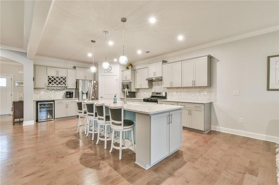 Furnished interior view inside a new home in , Hoschton (Image 8).