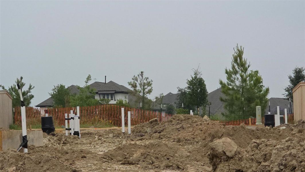Site preparation for new homesites in Creekland Village at Bridgeland, Cypress (Image 20).