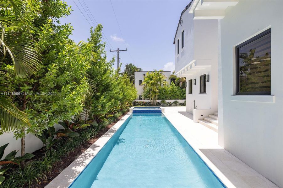 Front exterior of a new home in , Miami Beach, FL, highlighting curb appeal (Image 23). Front exterior of a new home in , Miami Beach, FL, highlighting curb appeal (Image 23).