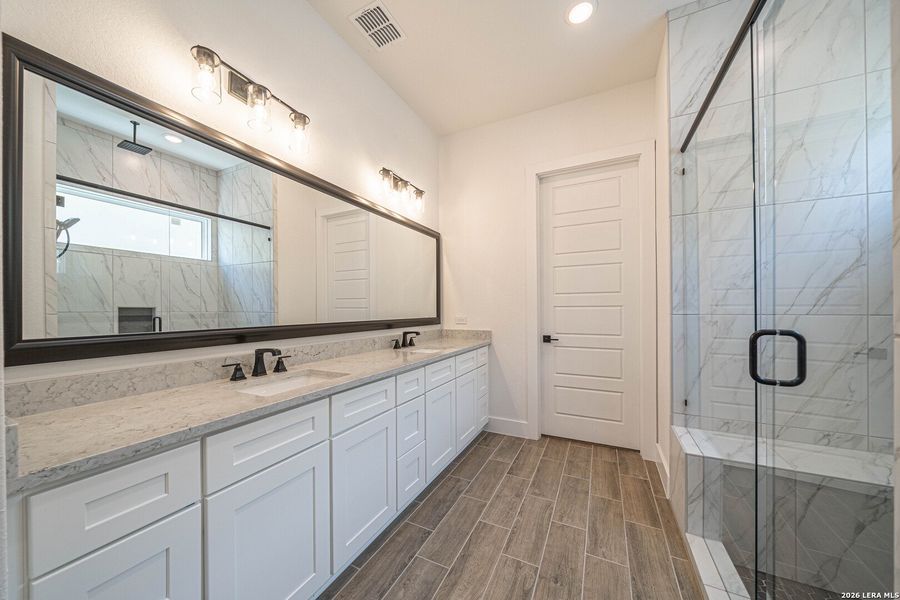 Furnished interior view inside a new home in , Kerrville (Image 9).