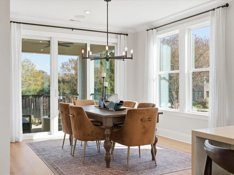 Furnished interior view inside a new home in Ross Farms, Charlotte (Image 31).