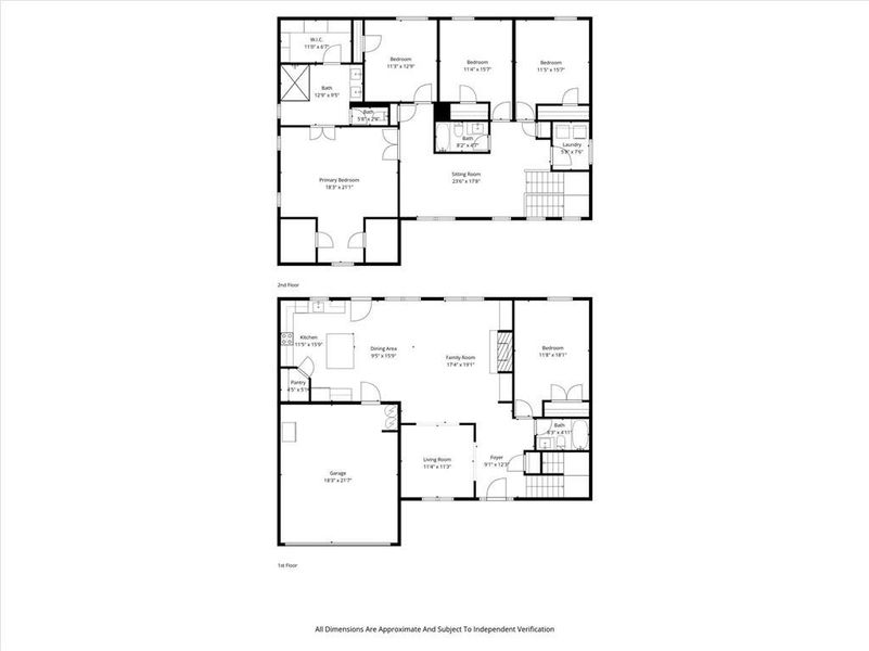 2D floor plan layout of this home in Enclave at Brookside Crossing, Auburn, GA (Image 6).