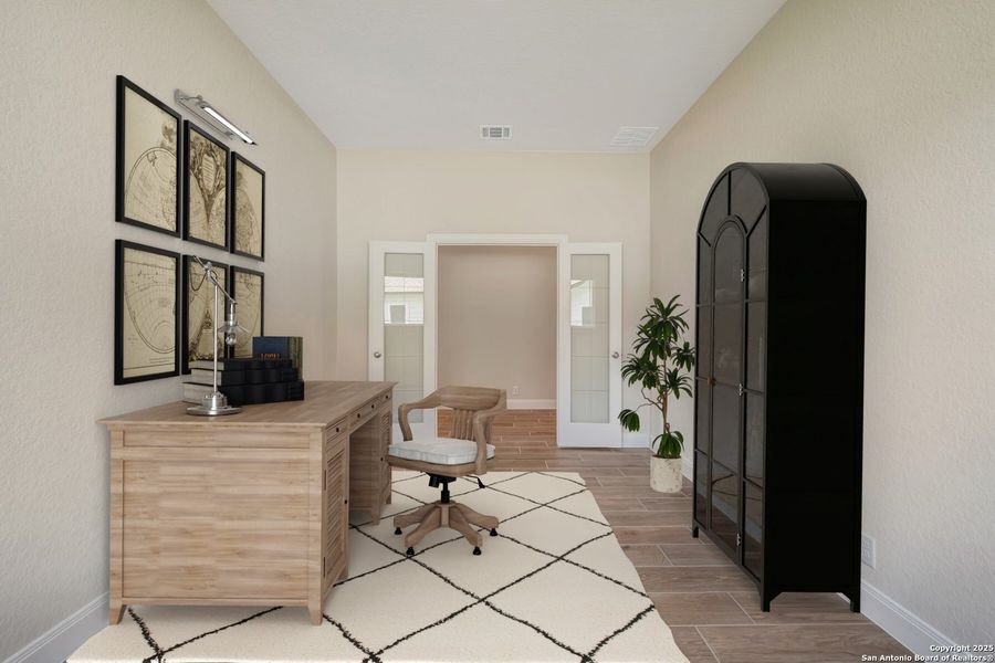 Furnished interior view inside a new home in The Crossvine 55’, Schertz (Image 5).