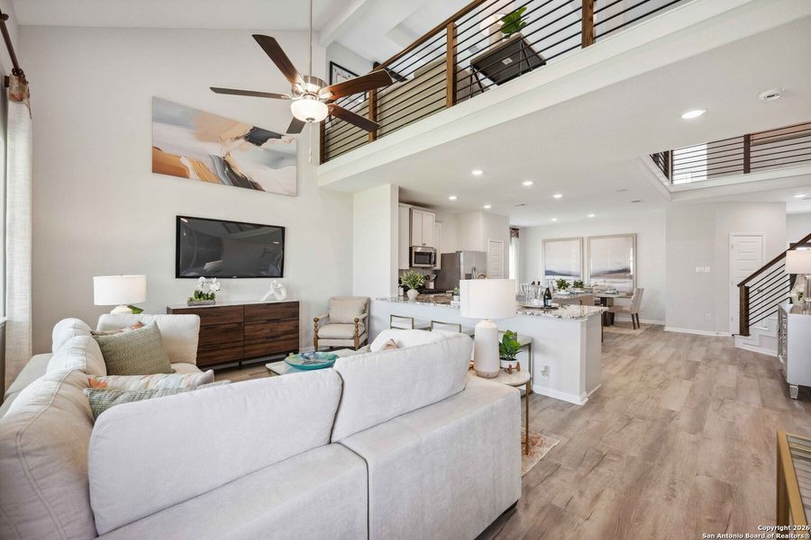 Furnished interior view inside a new home in Hickory Ridge, Elmendorf (Image 4).