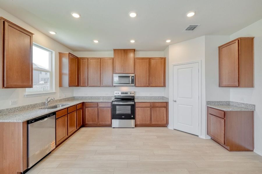 Furnished interior view inside a new home in Sonterra - Cool Water, Jarrell (Image 5).