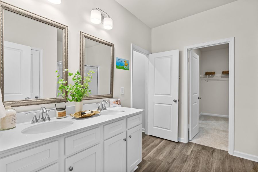 Furnished interior view inside a new home in Broadway Lake, Anderson (Image 22).