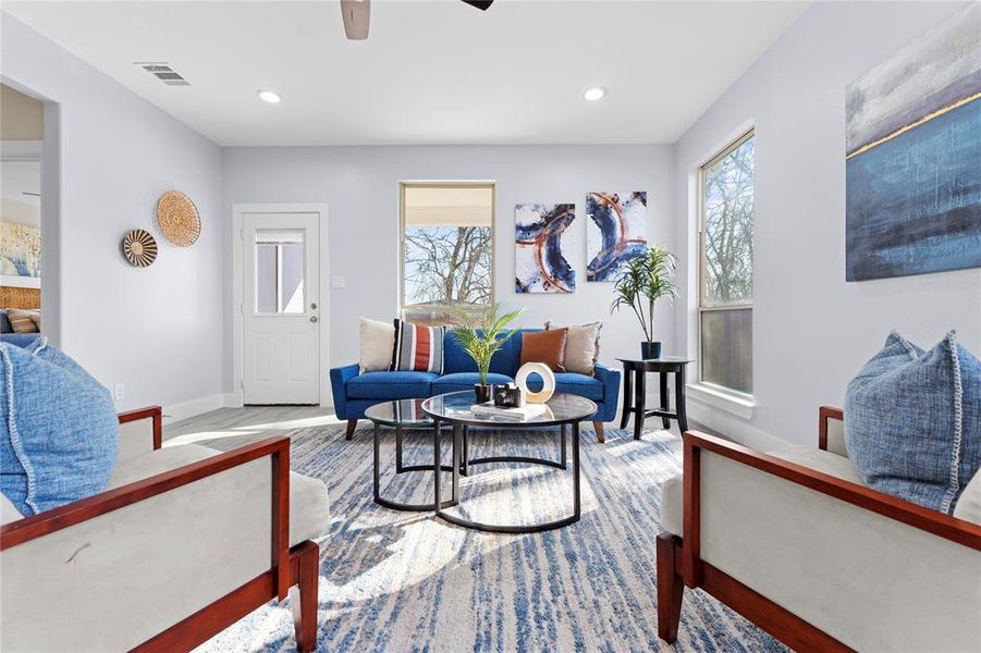 Furnished interior view inside a new home in , Bonham (Image 5).