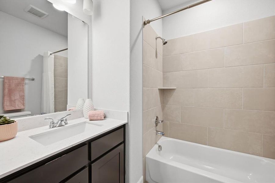 Furnished interior view inside a new home in Mustang Lakes, Celina (Image 27).