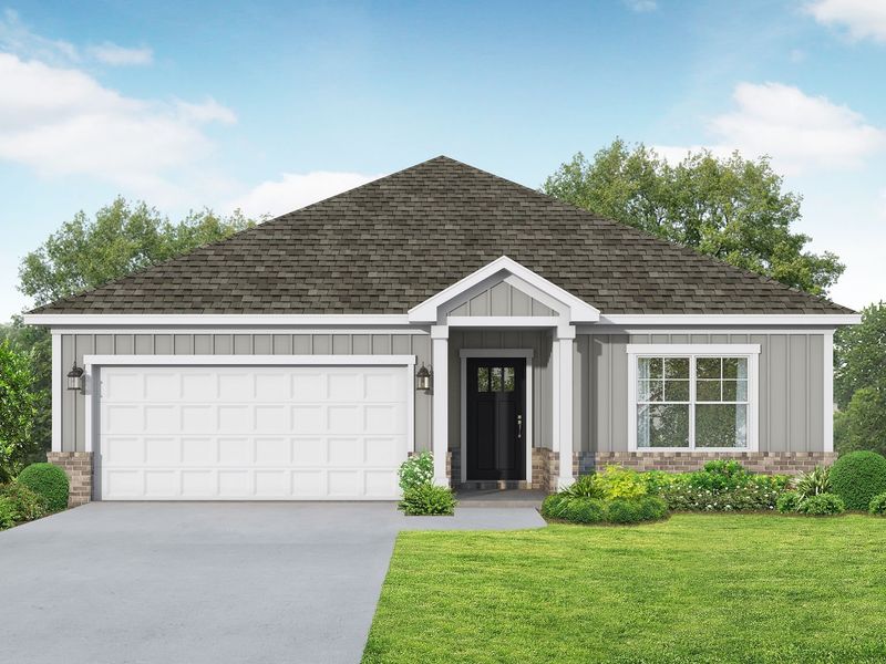 Davidson Homes' The Daphne E Floor Plan Rendering Davidson Homes' The Daphne E Floor Plan Rendering