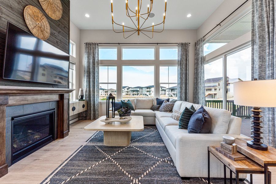 Representative furnished interior of a home built from the Ridge by Taylor Morrison in Parterre Destination Collection, Thornton (Image 5).