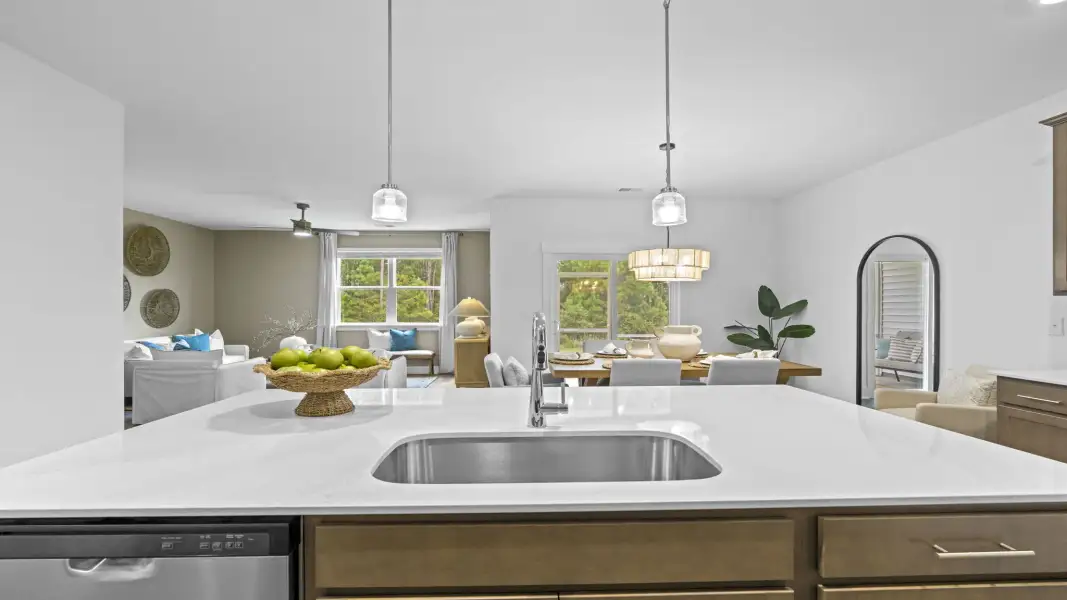 Furnished interior view inside a new home in The Pines at New Hampstead, Bloomingdale (Image 5).