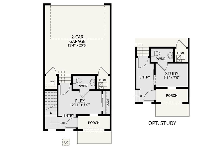 2D floor plan layout of this home in Dillon Pointe - Skyview, Broomfield, CO (Image 5). 2D floor plan layout of this home in Dillon Pointe - Skyview, Broomfield, CO (Image 5).