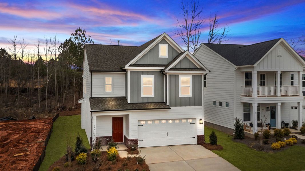 The Beramont Plan by DR homes in Farms at Bellingham, Mooresville, NC