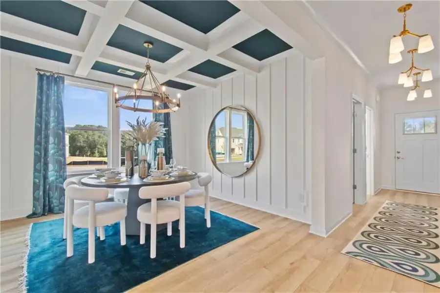 Furnished interior view inside a new home in Kingston, Locust Grove (Image 7).