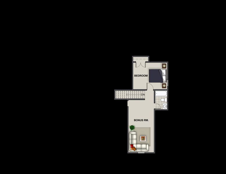 2D floor plan layout for the Ivy Springs by Riverstone Construction, LLC in Pine Ridge, Soddy-Daisy, TN (Image 6).