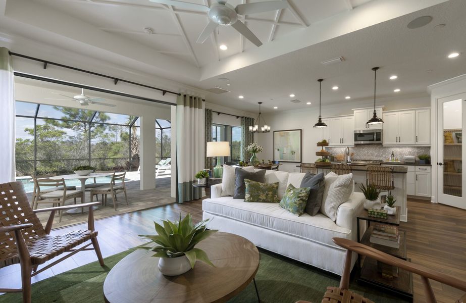 Furnished interior view inside a new home in SkySail, Naples (Image 7).