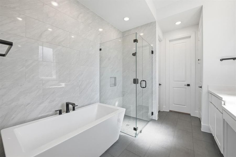 Furnished interior view inside a new home in Tavolo Park, Fort Worth (Image 13).