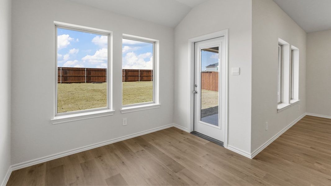 Representative unfurnished interior of a home built from the Bellvue by D.R. Horton in Cottonwood, Dorchester (Image 7).