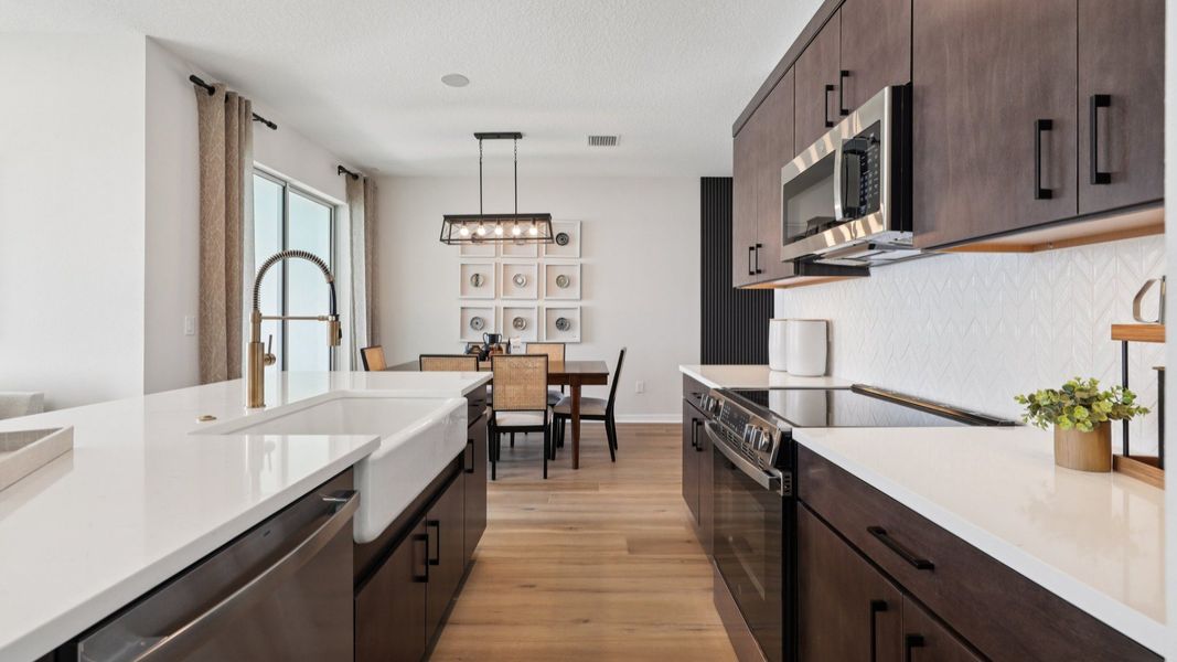 Furnished interior view inside a new home in Isla Mirada, San Antonio (Image 21).