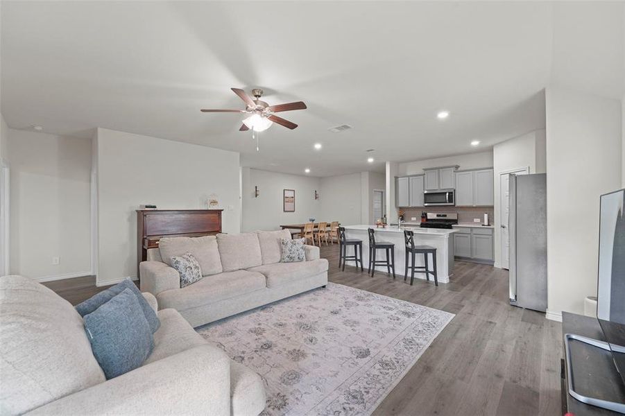 Furnished interior view inside a new home in , Aubrey (Image 11).