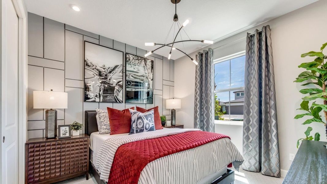 Second Bedroom - Model shown is in a sister community Second Bedroom - Model shown is in a sister community