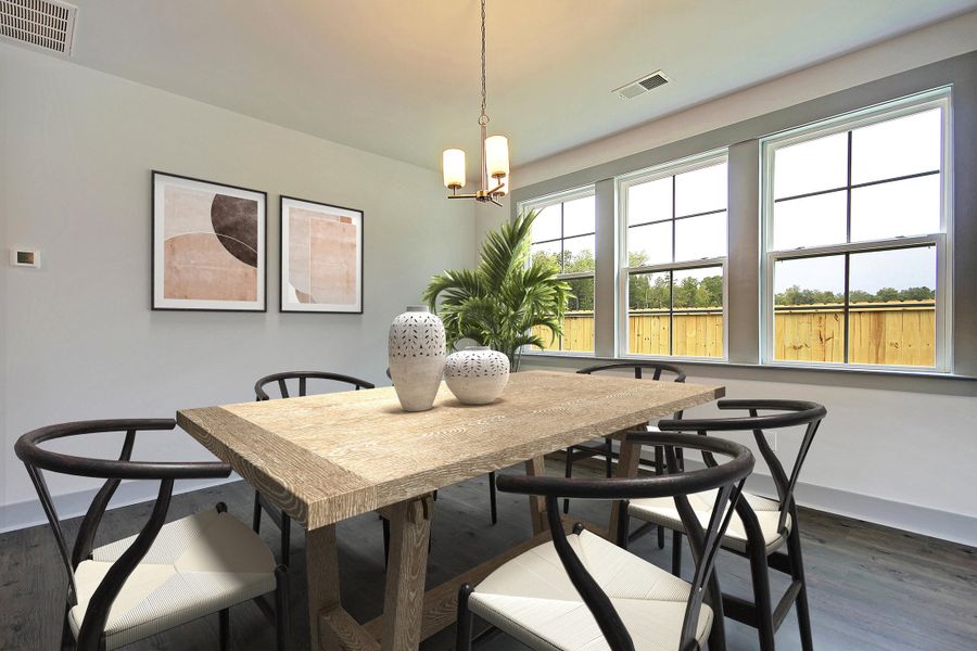 Furnished interior view inside a new home in Creek Pointe, Moncks Corner (Image 2).
