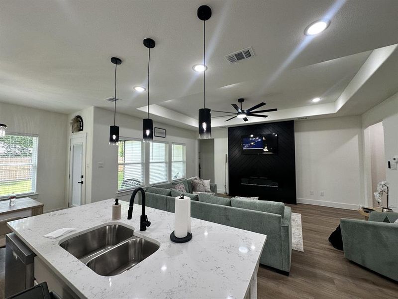 Furnished interior view inside a new home in , Dallas (Image 9). Furnished interior view inside a new home in , Dallas (Image 9).