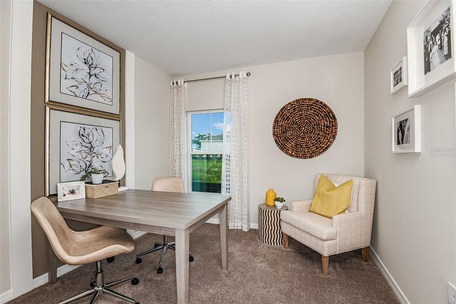 Furnished interior view inside a new home in Crosswinds, Haines City (Image 14).