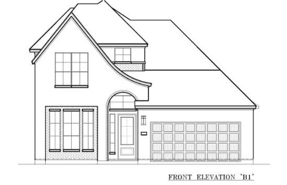 Exterior rendering of this home design in Meridiana, Manvel, TX (Image 3). Exterior rendering of this home design in Meridiana, Manvel, TX (Image 3).