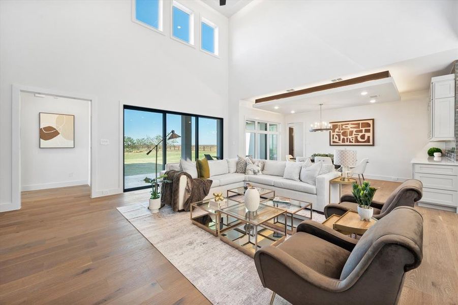 Furnished interior view inside a new home in The Highlands, Northlake (Image 40).