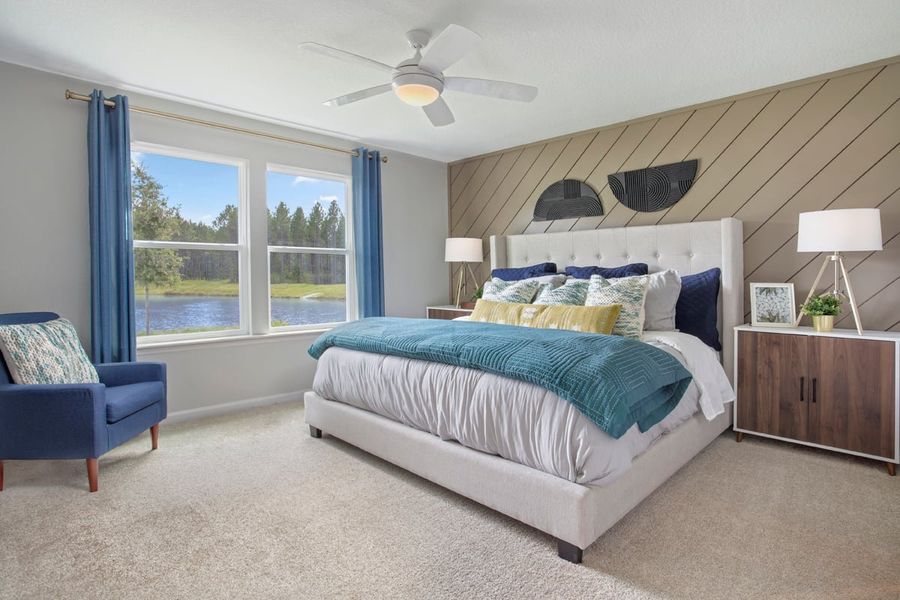 Representative furnished interior of a home built from the 1541 Modeled by KB Home in Anabelle Island - Executive Series, Green Cove Springs (Image 6). Representative furnished interior of a home built from the 1541 Modeled by KB Home in Anabelle Island - Executive Series, Green Cove Springs (Image 6).
