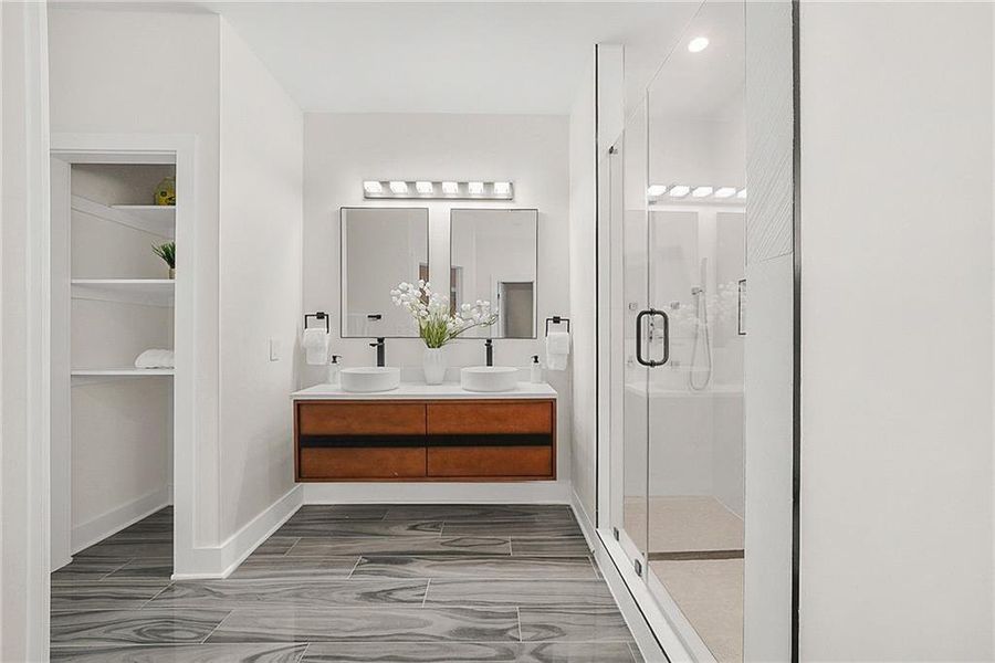 Furnished interior view inside a new home in , Atlanta (Image 5).