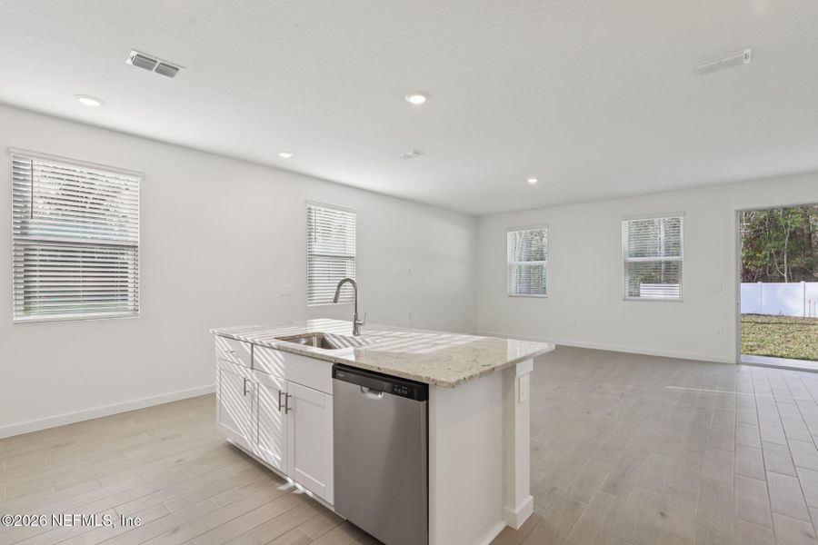 Furnished interior view inside a new home in Cypress Meadows - The Villas, Jacksonville (Image 6).