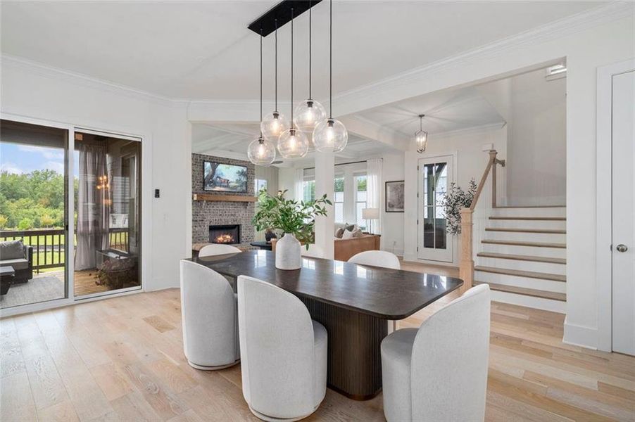 Furnished interior view inside a new home in Crossroads, Milton (Image 5).