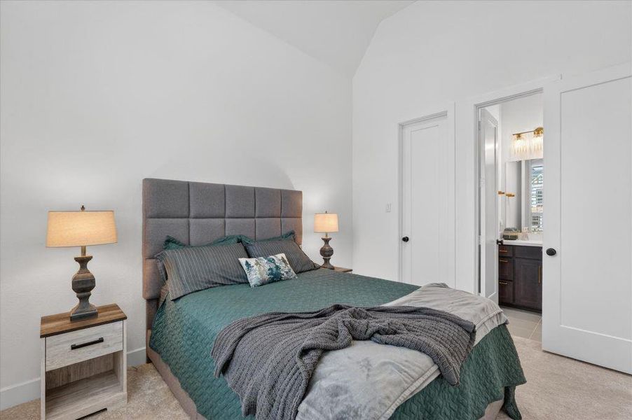 Furnished interior view inside a new home in Saddle Star Estates, Rockwall (Image 10).