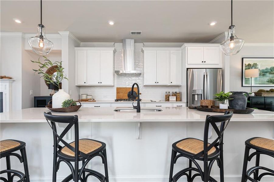 Furnished interior view inside a new home in , Powder Springs (Image 21).