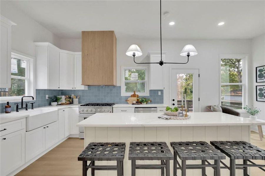 Furnished interior view inside a new home in , Atlanta (Image 17).