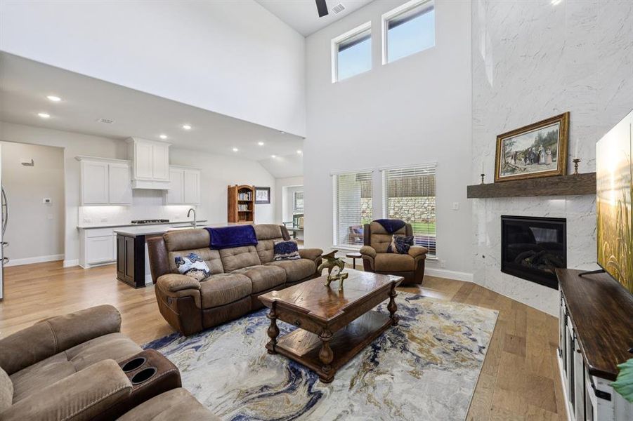 Furnished interior view inside a new home in Glenwood Meadows, Denton (Image 13).