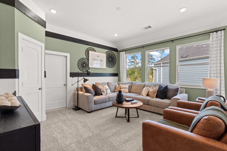 Furnished interior view inside a new home in Santa Rita Ranch, Liberty Hill (Image 14).