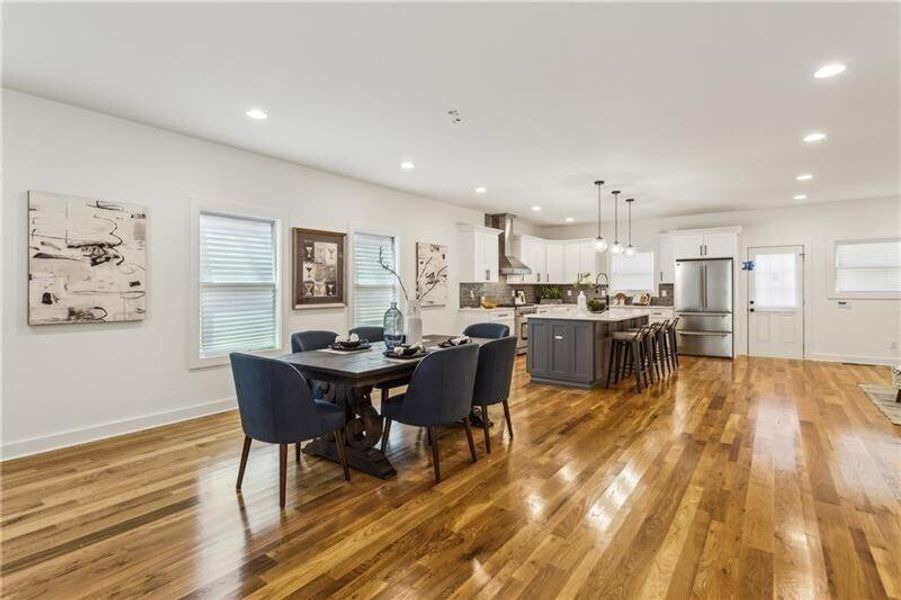 Furnished interior view inside a new home in , Atlanta (Image 3).